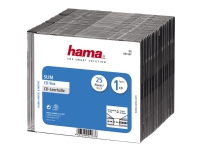 Hama - Tunt fodral för arkiverings-CD - svart (paket om 25)