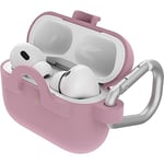 OtterBox Soft Touch Headphone Case for AirPods Pro (1st gen / 2nd gen) & AirPods Pro 2 Shockproof, Drop proof, Ultra-Slim, Scratch and Scuff Protective Case for Apple AirPods, Pink