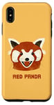 Coque pour iPhone XS Max Panda rouge illustré