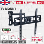 TV Wall Stands Mount Swivel Tilt for 32 40 42 46 50 55 60 70" TVs Full Motion