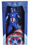 NECA Reel Toys The Avengers Capitaine America 45 CM 18 " Figurine 1/4 Sealed