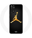 Coque Pour Xiaomi Redmi Note 11 4g Air Michael Jordan Logo Jaune