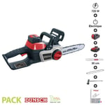 Pack tronçonneuse électrique sans fil 40V Dunsch guide chaine Oregon 30 cm