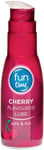 Fun Time Lube Cherry Lubricant Gel Water Based Red, 75 Ml