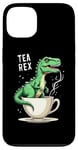 Coque pour iPhone 13 Tea Rex T-Rex Tea Lover Dinosaure Pun Blague