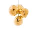 Tom Dixon Melt Chandelier mini taklampa guld