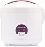 REISHUNGER Rice Cooker & Rice Steamer with Keep-Warm Function (1.2 litres - 6.5 cups) - For 1-6 People - Quick Preparation Without Burning - Ceramic Coating incl. Steamer Insert