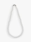 Eclectica Pre-Loved Faux Pearl Swarovski Crystal Necklace, White