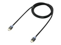 Speaka Professional Hdmi Tilslutningskabel Hdmi-A-Stik, Hdmi-A-Stik 2.00 M Sort Sp-7870464 #####4K Uhd, Audio Return Channel, Sleeved, Med Led Hdmi-Kabel