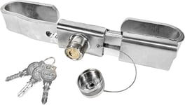 Cadenas antivol antivol de verrouillage réglable de 240 à 330 mm (38 mm.) Acier inoxydable Serrure de porte Camion pour conteneurs, semi-remorques avec débordements, plate-forme et réfrigérateurs