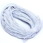 100m/pack White Round Elastic Cord String Thread 1.5mm Diy Jewel