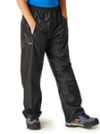 Regatta Kids Unisex Kids Stormbreak Over Trousers - Black, Black, Size 3-4 Years