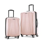 Samsonite Centric 2 Valise Rigide Extensible avec roulettes pivotantes, Fleur Rose, 2-Piece Set (20/24), Centric 2 Valise Rigide Extensible avec roulettes pivotantes