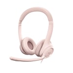 LOGITECH – H390 USB Computer Headset ROSE EMEA-914 (981-001281)