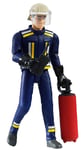 BRUDER - Personnage articulé pompier avec accessoires jouet BRUDER - 1/16 - B...