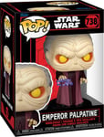 Figurine Funko Pop - Star Wars 4 : Un Nouvel Espoir N°738 - Empereur Palpatine Avec Éclair (80773)