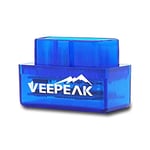 Veepeak Mini Bluetooth OBD II Code Reader EOBD Scanner Adapter Automotive Engine Diagnostic Scan Tool for Android and Windows