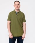 Tommy Hilfiger GS Check Placket Mens Polo - Green - Size X-Large