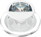 True Story Christmas Nativity Jesus Christian Men Women Kids PopSockets PopGrip for MagSafe