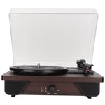 BT Record Player Vintage 3 Speed Built In Speaker Wireless Vinyl Turntable W Kit