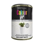 300ml Colour It Paint Tin Quick Drying Interior Exterior Home White Gloss Finish