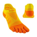 Injinji Womens Ultra Run No-Show Sunflower - 3 pack Tåstrumpor Dam - XS/S (35-40 EU)