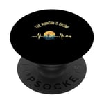 Life Is Really Good Summer Happy Mountain Randonnée en plein air PopSockets PopGrip Adhésif