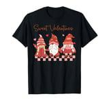 Sweet Valentines Cute Gnomes Lover Happy Valentine’s Day T-Shirt