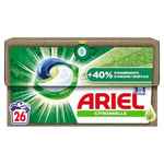 Ariel 3in1 PODS, Lessive Liquide En Capsules 26x4 Lavages, Fraîcheur Avec Une Touche de Citronnelle, Avec 40% en plus d'ingrédients végétale