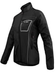 Funkier Storm WJ-1403 Ladies Waterproof Jacket in Black - X-Small