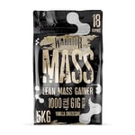 Warrior Mass Protein Powder – 5.04kg – Serious Mass Gainer – High Calorie, Weight Gain Supplement – 61g of Protein, 18 Servings, 1000+ Calories Shake, Supports Muscle Growth (Vanilla Cheesecake, 5kg)