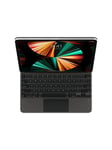 Magic Keyboard - keyboard and folio case - with trackpad - QWERTY - Icelandic - black - Tastatur & Folio sæt - Islandsk - Sort