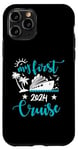 Coque pour iPhone 11 Pro Ma première croisière 2024 Enfants Groupe Famille Vacances Voyage en bateau