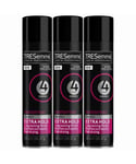 Tresemme Unisex 24 Hour Frizz Control Hair Spray, Extra Hold, Pack of 3, 400ml - NA - One Size