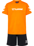 Hummel Kids' hmlNOVET Shorts Set Persimmon Orange, 116