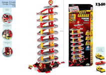 City Garage 10 Étages 3 Auto Multifonction Jeu Jouet Enfants Sar