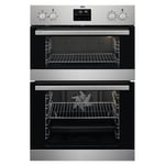 AEG 6000 Series Built In Electric Double Oven - Stainless Steel DCB535060M