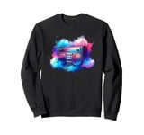 Boombox Old School 80s Music Hip Hop Sweatshirt