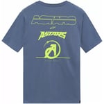 T-Shirt alpinestars - T shirt bold type back csf blå grön medium textil