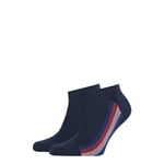 Lot de 2 paires de chaussettes Tommy Hilfiger en coton stretch mélangé bleu marine