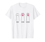 Rock Paper Scissors Cat Paws Funny Boys Girls Kids Toddler T-Shirt