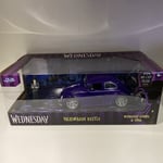 Wednesday Figurine Mercredi La Famille Addams Volkswagen Beetle 1:24 Jada Neuf