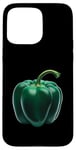 Coque pour iPhone 15 Pro Max Poivron vert