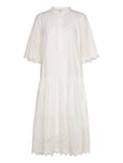 Timorll Midi Dress Ss White Lollys Laundry