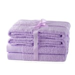 AmeliaHome Amari -pyyheliina, violetti 6 kpl