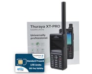 Thuraya XT-PRO Satellite Phone with STANDARD 170 Unit / 113 minutes SIM Card