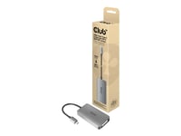 Club 3D - Usb/Dvi-Kabel - Dubbel Länk - 24 Pin Usb-C (Hane) Till Dvi-D (Hona) - Usb 3.2 Gen 1 - 24.5 Cm - Tumklämmor, Stöd För 4K