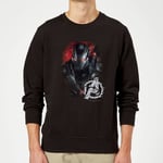 Sweat-shirt Avengers Endgame War Machine Brushed Homme - Noir - L - Noir