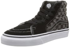 Vans K Sk8-Hi, Baskets mode mixte enfant - Noir (Black/Pewter), 32 EU