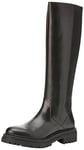 Geox Fille D Iridea Racine Accueil Chaussure-femme Bottes-femme, Noir 43, 40 EU